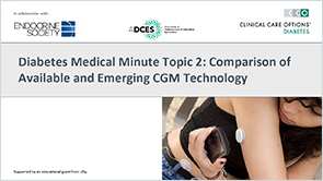 Slides: Available & Emerging CGM