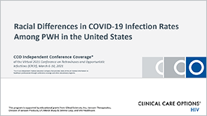 COVID-19 Racial Disparities in PWH
