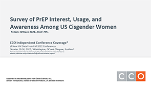PrEP Survey in US Women