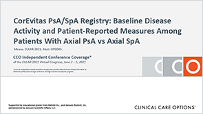 CorEvitas PsA/SpA Registry