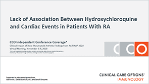 HCQ Cardiotoxicity in RA
