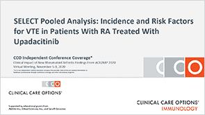SELECT VTE Analysis