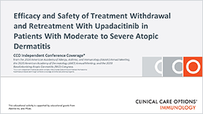 Upadacitinib Treatment Withdrawal and Retreatment