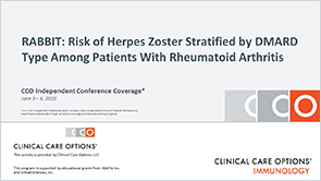 Risk of HZ in RA Patients