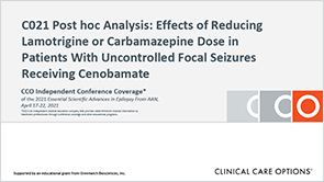 Cenobamate and ASM Reductions