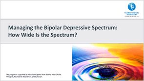 Bipolar Depressive Spectrum Management