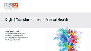 Slideset: Digital Transformation in Mental Health