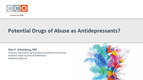 Potential Drugs of Abuse as Antidepressants