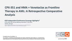 CPX-351 or HMA + Ven in AML