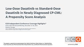 Low-Dose Dasatinib in CP-CML