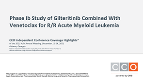 Gilteritinib + Venetoclax in R/R AML