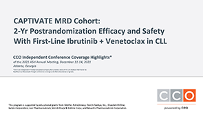 CAPTIVATE MRD Cohort 2-Yr Update
