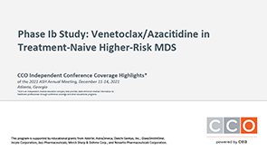 Venetoclax/Azacitidine in MDS