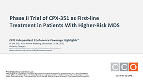 CPX-351 in HR MDS