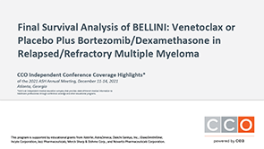 Final BELLINI Analysis: Venetoclax + Vd