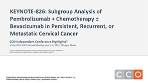 KEYNOTE-826: Subgroup Analysis