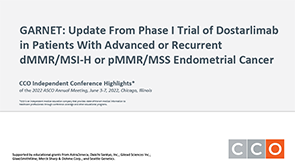 GARNET: Dostarlimab in EC
