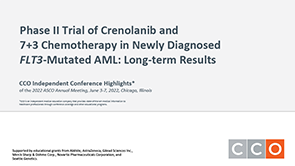 Crenolanib + 7+3 in AML