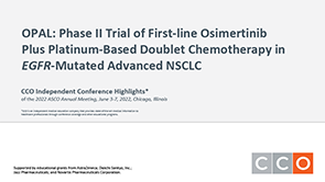 OPAL: 1L Osi + CT in NSCLC