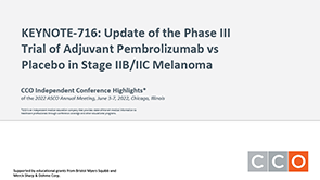 KEYNOTE-716 Update