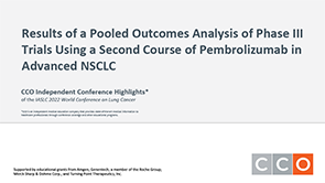 Second-Course Pembrolizumab in NSCLC
