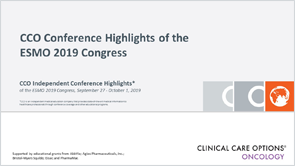 CCO Highlights: ESMO 2019 Congress