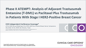 ATEMPT: T-DM1 vs TH in Stage I EBC