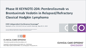 KEYNOTE-204: Pembro vs BV in cHL