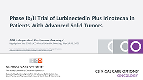 Lurbinectedin Plus Irinotecan