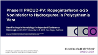 Ropeginterferon Î±-2b vs HU in PV
