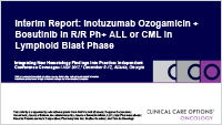 Inotuzumab + Bosutinib