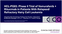 R/R HCL: Vemurafenib + Rituximab