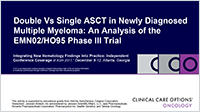 EMN02/HO95: Double vs Single ASCT