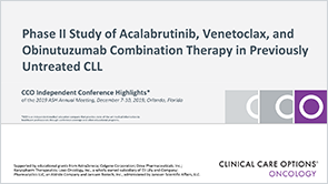 Frontline AVO in CLL