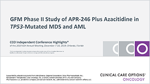 TP53 Mutant MDS/AML: APR-246 + Aza