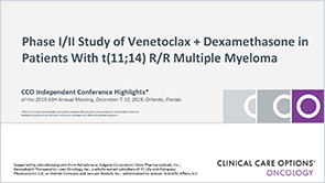 Venetoclax + Dex in R/R MM