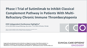 Sutimlimab in Chronic ITP