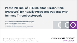 Ph I/II: Rilzabrutinib in ITP