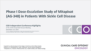 Mitapivat Phase I in SCD