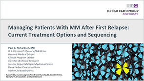 RR MM: After First Relapse