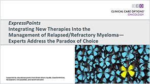<i>EP</i>: RR Myeloma Paradox of Choice