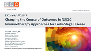 <i>EP</i>: IO for Early-Stage NSCLC