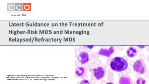 Managing Higher-risk and RR MDS