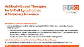 Ab-Based Tx for B-cell Lymphomas