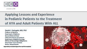 Pediatric ALL Tx for AYA and Adults