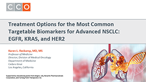 NSCLC: <i>EGFR</i>, <i>KRAS</i>, and <i>HER2</i>