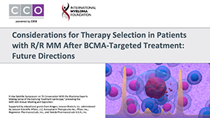 Therapy with R/R MM after BCMA-Targeted Tx