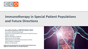 IO for Special Populations/Future Directions