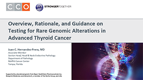 Thyroid Cancer: Biomarker Testing