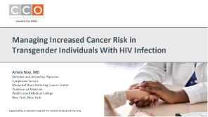HIV-Associated Cancers:  Slides